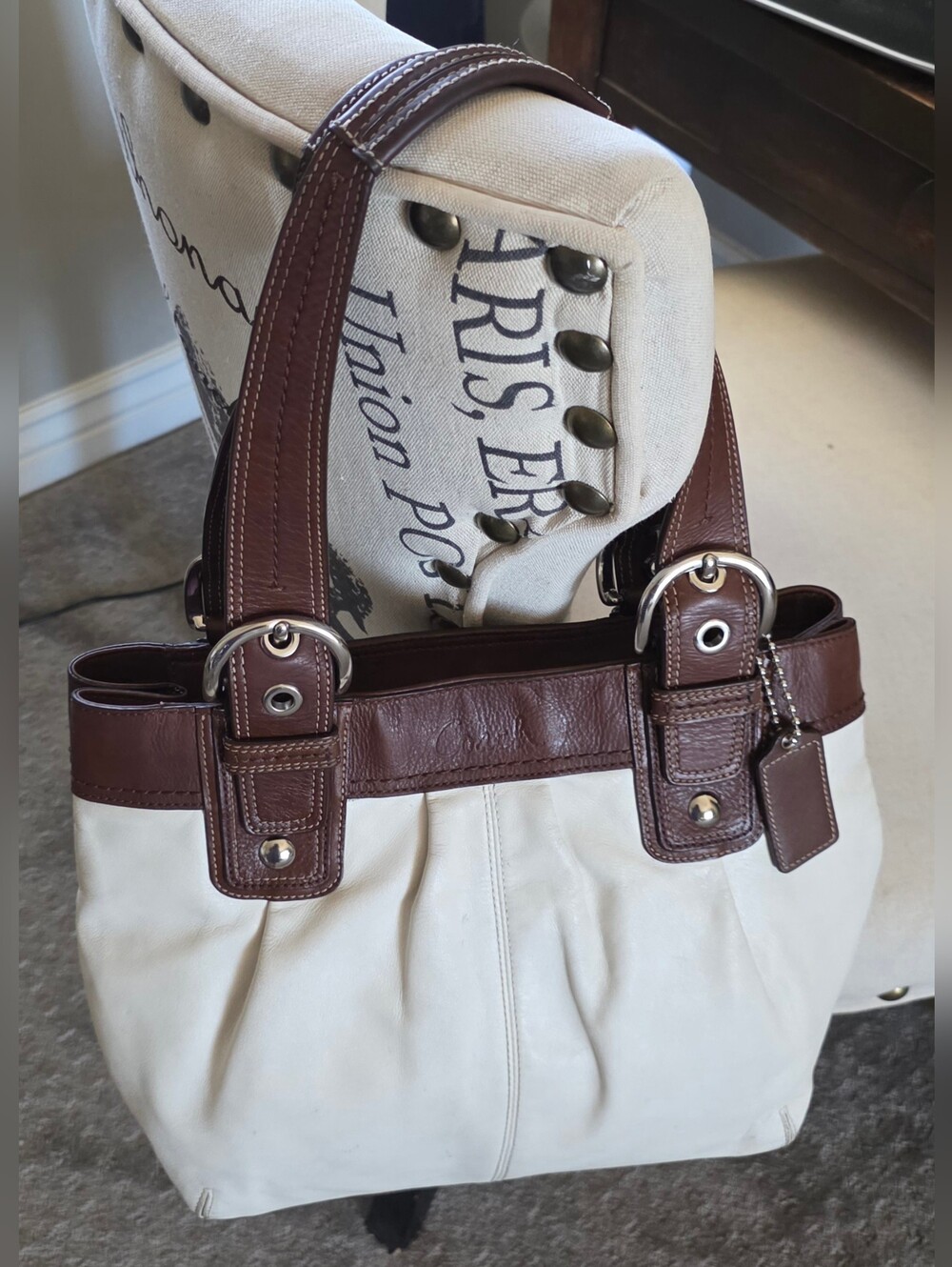 Coach Soho Gallery Pleated Shopper Tote